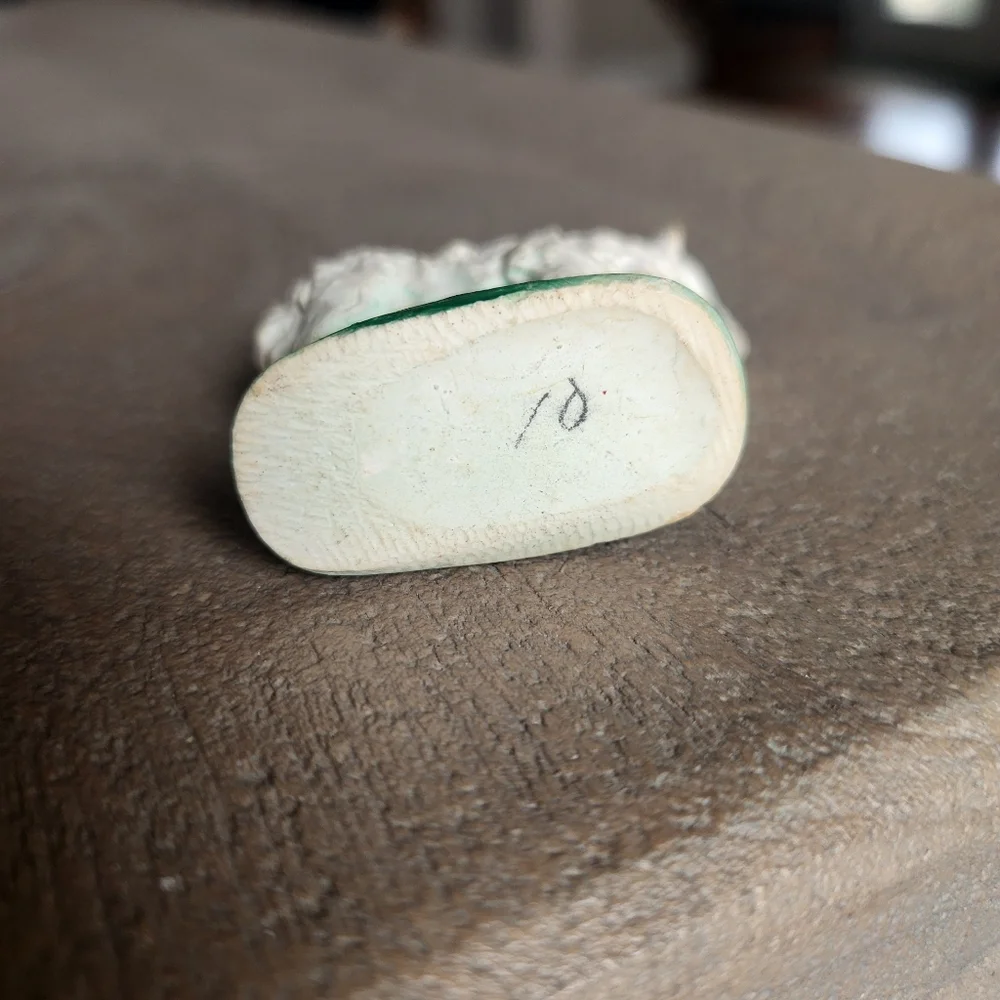 Vintage 1950s Plaster Nativity Sheep Lamb Figure 2.5